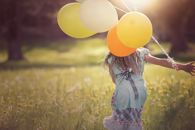 Frau Sonne Luftballons